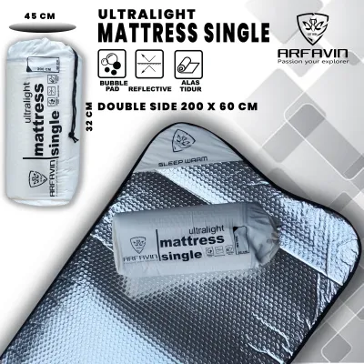 MATRAS ALUMUNIUM FOIL SINGLE ARFAVIN DOUBLE BUBBLE PAD 200X60