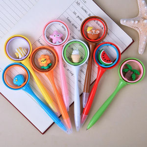 Bút Gel Mực Đen Ngòi 0.5mm Đầu Bút Xoay Tròn Giải Trí LILA BQUAY199
