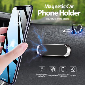 Metal Magnetic Phone Holder 360° Rotating Car Phone Holder Stand Zinc Alloy Magnet Car Support Mount Cellphone Holder for iPhone 13 12 11 Pro Max X 7 8 Xiaomi Huawei Samsung(Black)