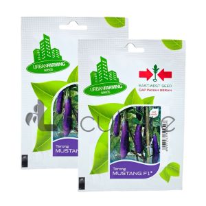 Benih Terong Ungu MUSTANG F1 Isi 200 Butir Cap Panah Merah