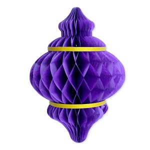 30cm Ramadhan Lentera Kertas Lipat 30cm Lampion Idul Fitri Ramadhan Lampion Lebaran Lampion Tawon Idul Fitri Lampion Lipat Ungu/Hijau/Kuning