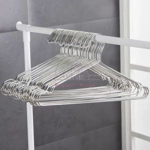 SUS304 Keluli Tahan Karat Penyangkut Baju Tambah Tebal / Cloth Hanger Stainless Steel 10pcs