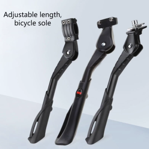 Adjustable Support Alloy Kickstand Side Kickstand Bike Stand Mountain Bike Cycle Prop Kick Stand Rubber Foot