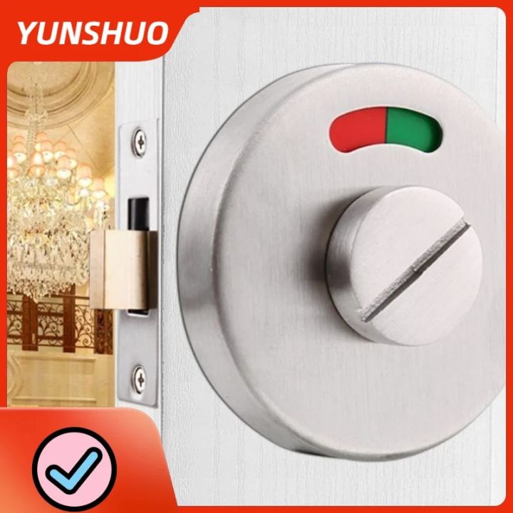 bbyn Occupancy Indicator Door Lock Stainless Steel Turn Inside for