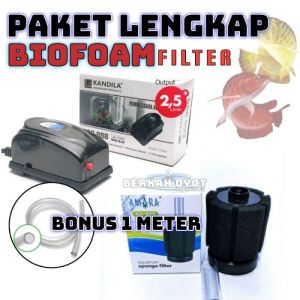 paket filter biofoam Amara 933 siap pakai