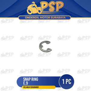 Snap Ring E9 (Harga Per 1 PCS) - Kancingan Kancing Circlip Klip Pengunci Jepit Capitan Kampas Ganda