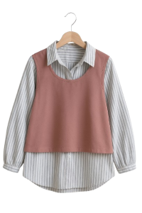 KEMEJA ALENA ANAK PEREMPUAN USIA 5 - 14 TAHUN BAHAN KNIT MIX KATUN SALUR TERBARU / VIRAL