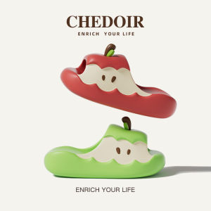 Free Shipping Original Apple Slippers Two-Tone Summer CoupleS Outdoor EVA Thick-Soled Height-Increasing Home Slippers For Women Fashionable One-Strap Sandals