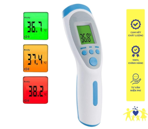 Nhiệt kế điện tử hồng ngoại BERRCOM JXB-182 - Súng bắn nhiệt độ đo trán