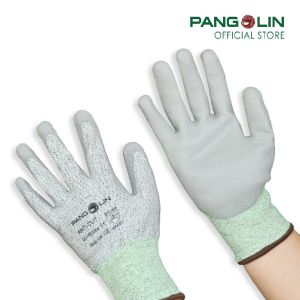 Pangolin(แพงโกลิน) ถุงมือกันบาด ได้ในระดับ 5  (Cut Level D) เคลือบPU  GLVR0055