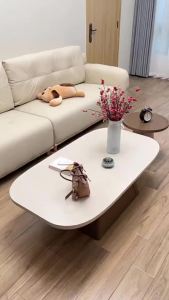 [CozyNest ]Coffee Table Living Room Home Cream Style Simple Living Room Tea Table