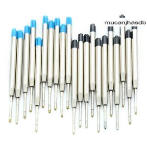 mucanjhasdb 10 cái bút bi 1.0mm tiêu chuẩn phong cách Parker mực xanh vừa