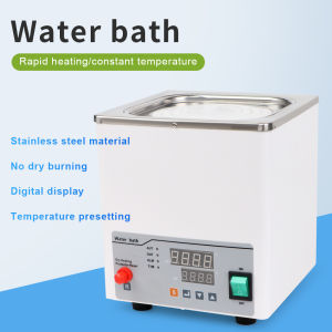 Laboratory Water Bath Constant Temperature Digital Display Heater Lab Equipment Thermostat Tank Single Hole