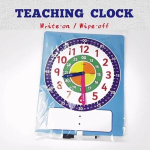 Montessori Magnetic Clock Board Teaching Aids 24 Hour Clock Model Time Activity Game Learning Toys