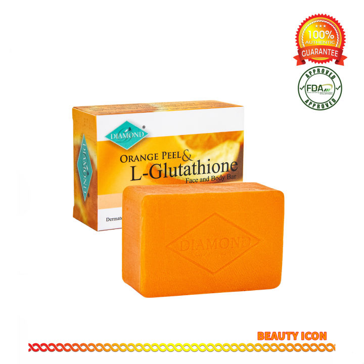 Diamond Orange Peel & L-Glutathione Soap 150g
