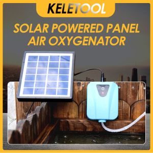 Solar Fish Pond Aerator Oxygen Pump Waterproof Outdoor Air Pump Fish Pond Aquarium Fish Pond