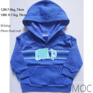 (8-19kg) Áo hoodie bé trai màu xanh vnxk xuất xịn ảnh thật (Áo nỉ có mũ trẻ em hdbt gp)