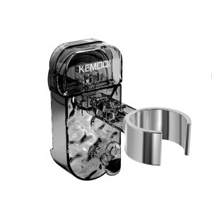 New Suction Cup Hair Dryer Holder Plastic Punch Free Hair Dryer Rack Reusable Removable Rotating Dryer Storage Rack