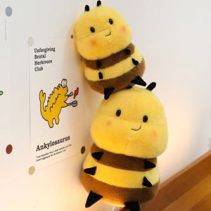Adorable Seven-Spot Ladybug Stuffed Plush Toy with Soft Textured Wings Cute Bee Style Doll Perfect Birthday Gift