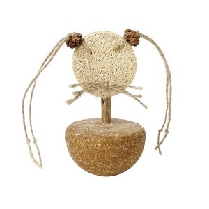 CatWant Tumbler Feather Silvervine Gall Fruit Natural Dental Care Safe Feline Cat Toy