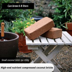 (2.5kg) Universal organic nutrient soil gardening coconut bran soil for growing flowers and vegetables soil for greening projects