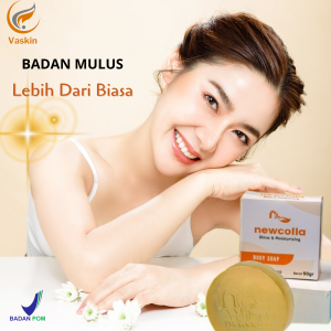 Sabun Pemutih Badan Newcolla Collagen Body Soap-Pemutih Seluruh Tubuh