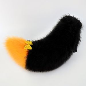 DITIPOO 60cm/23 inch Đuôi thú bông Kigurumi Lông xù có dây đai điều chỉnh Phụ Kiện Hóa Trang Halloween Ngọt ngào Đồ chơi nhồi bông Động vật Sói Chó Đuôi Phụ Kiện Triển Lãm Anime