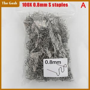 [The Gesh] 100PCS Automotive Plastic Repair Welding Nail Standard Pre Cut Wave Staples Bump