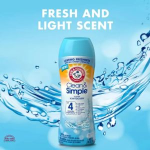 เม็ดน้ำหอม ซักผ้า Arm & Hammer Clean & Simple In-wash Scent Booster ปราศจากสารเคมี ใช้ได้กับเครื่องซักผ้าและน้ำทุกอุณหภูมิ ขนาดใหญ่ 510g