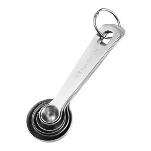 Set of 6 Pcs Stainless Steel Measuring Spoon Coffee Bean Measuring Spoon Powder Measuring Spoon Measuring Spoon Scale Baking Quantitative Spoon Kitchen Tool-152c4c8b