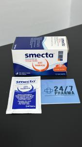 Smecta Diosmectite Strawberry Orange Vanilla Sachet Flavour Powder Oral Suspension 3g diarrhoea 思密達蒙脫石散腹瀉 EP PLUS IPSEN