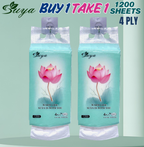 BUY 1 TAKE 1 [2 PACKS] 1200 SHEETS SUYA FACIAL TISSUE HIGH QUALITY HANGING TISSUE PAPER