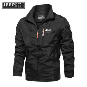 Jeep Spirit 1941 Estd Outdoor Sports Motorcycle Waterproof Jacket Military Windproof Jacket