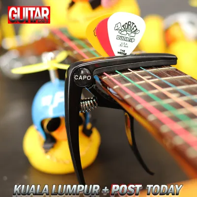 Metal Guitar Capo Quick Change Single-handed Lightweight Strong Accessory for Acoustic Classical Guitar
