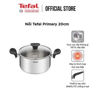 Nồi Tefal Primary size 20cm 3L - Hàng Chính Hãng - BH 02 năm