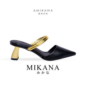 Mikana Poised Shoe Amikawa Slingback 2 Inches Heel Slides Sandals for women office prom party shoes
