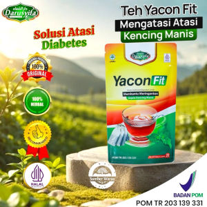 Teh Celup YAKON Daun Insulin Diabetes Kencing Manis - Ekstrak Daun Insulin