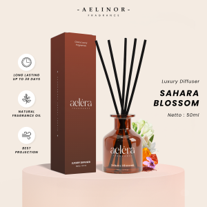 Reed Diffuser Sahara Blossom Aelera Pengharum Ruangan Aromaterapi Pewangi Kamar 50ml