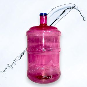 Round Water Dispenser Colored Container 20L w/free non spill half cap w/ cover/ Colorful Drinkware Jugs
