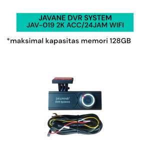JAVANE Kamera DVR Mobil JAV-019 2K | Dashcam Hidden Anti Maling | WiFi Remote dari HP | 24 Jam Aktif dengan ACC | Bisa MicroSD 128GB
