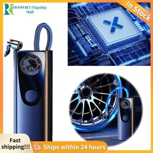 12V Car Air Compressor with Digital Pressure Gauge Lightweight Portable Tire Inflator for Cars and Bikes