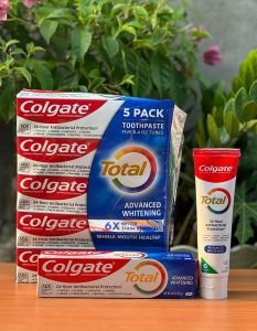 Lốc 5 Kem đánh răng Colgate Total Advanced Whitening của Mỹ