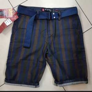 Celana Cargo Loreng Pendek Casual Pria Gratis ikat Pinggang l Clana Kargo Laki Laki Dewasa