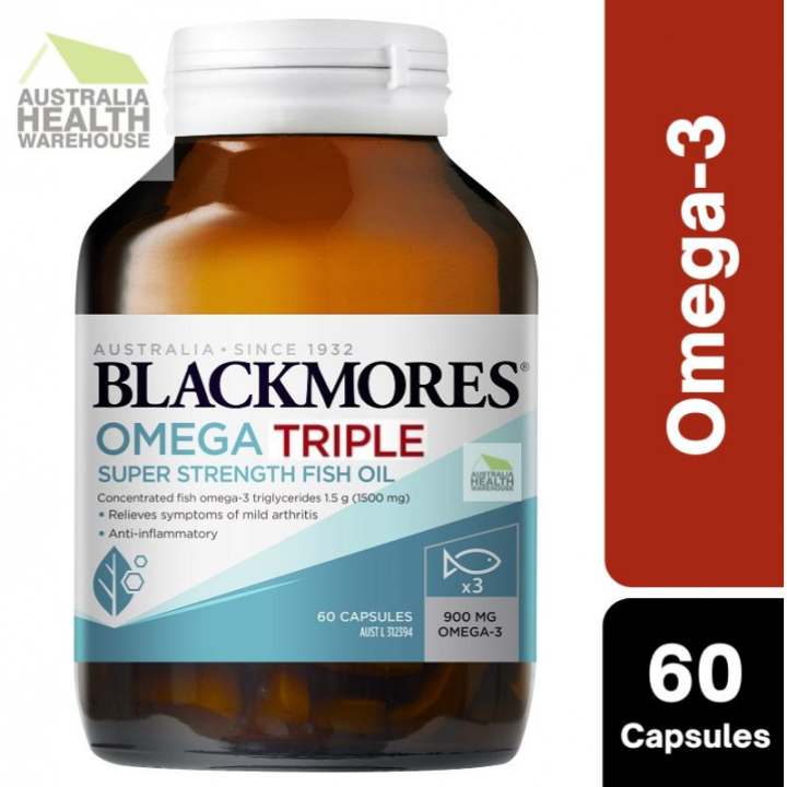 [Expiry 07/2026] Blackmores Omega Triple Concentration Fish Oil 60
