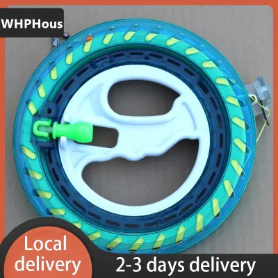 [COD] WHPHous Ship within 24 hours 1 Piece Twisted Kite String Rope Line Outdoor Round Grip 150 200 400M Kite Reel Winder Hand Grip Wheel String Flying Handle Tool
