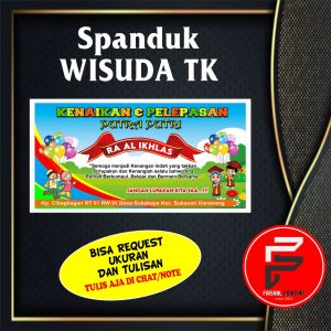 Spanduk Wisuda / Banner Pelepasan / Spanduk Perpisahan TK PAUD KOBER ukuran 2 x 1 meter