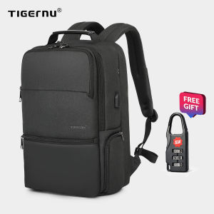 Tigernu 3905 15.6  RFID Anti theft Water resistant With USB Charging Port Laptop bag travel backpack for men