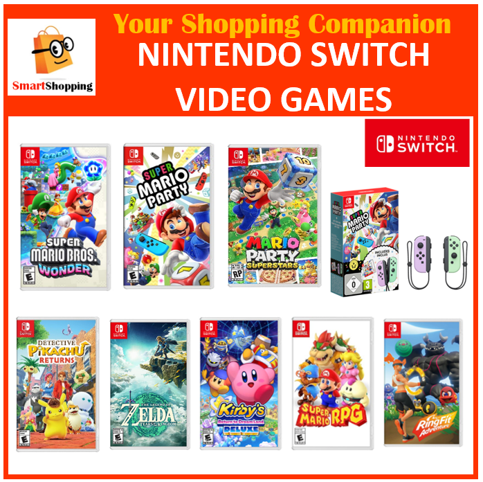 Nintendo Switch Game Mario Wonder Mario Kart Deluxe 8 Donkey Kong Mario ...