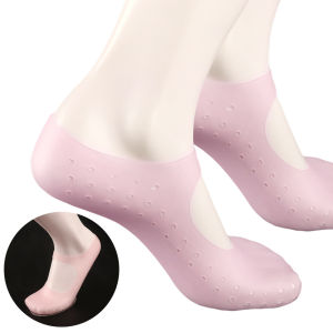 Silicone Gel Solid Thin Heel Socks Cracked Foot Skin Care Protector Foot Cover