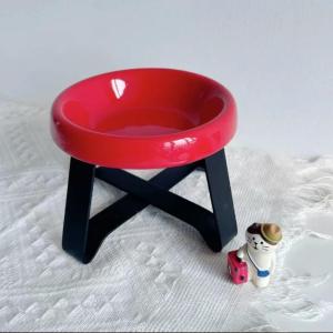 [tianjunmaoyi] New Spine Protection Pet Bowl High Feet Neck Protection Cat Bowl With Stand Pet Food Bowl Pet Supplies